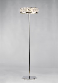 IL30177  Torre Crystal 150cm Floor Lamp 5 Light